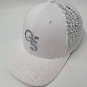 Georgia Southern Eagles Hat Snapback Trucker Mesh Richardson White Gray Golf Men